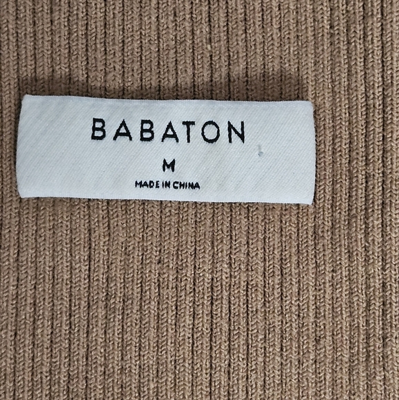 Babaton Constant Carmel Gideon Sculpt Sweater Size M - Picture 4 of 9
